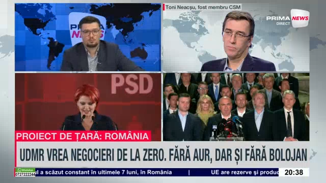 VIDEO. Ce se va întâmpla juridic dacă miniştrii PSD vor demisiona? Toni Neacşu explică la Prima News