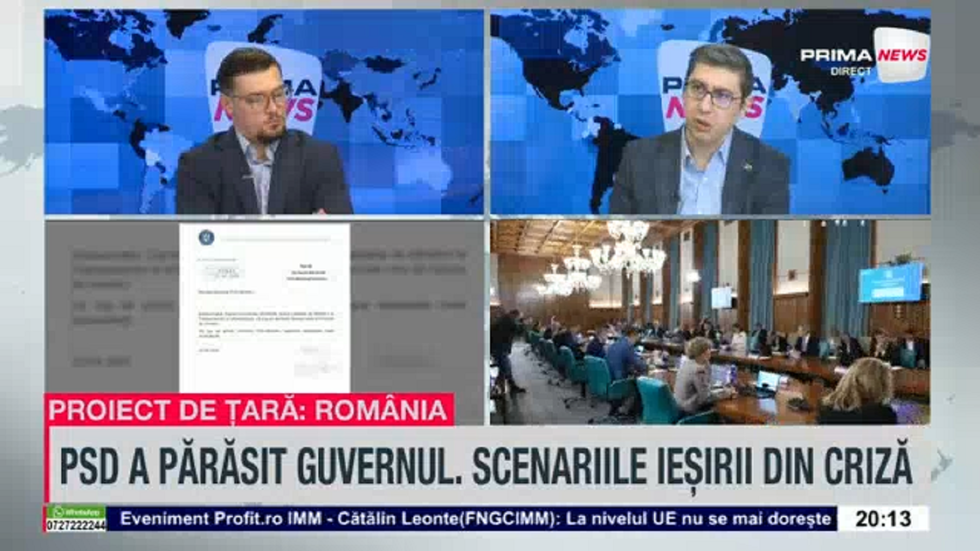 VIDEO. Consultantul politic George Rîpa: AUR poate decide soarta moţiunii de cenzură