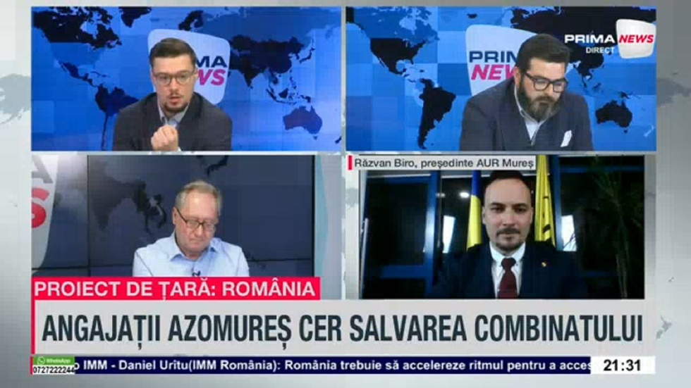VIDEO. Liderul AUR Mureş Răzvan Biro: „Alegerile anticipate sunt singura soluţie pentru criza politică”