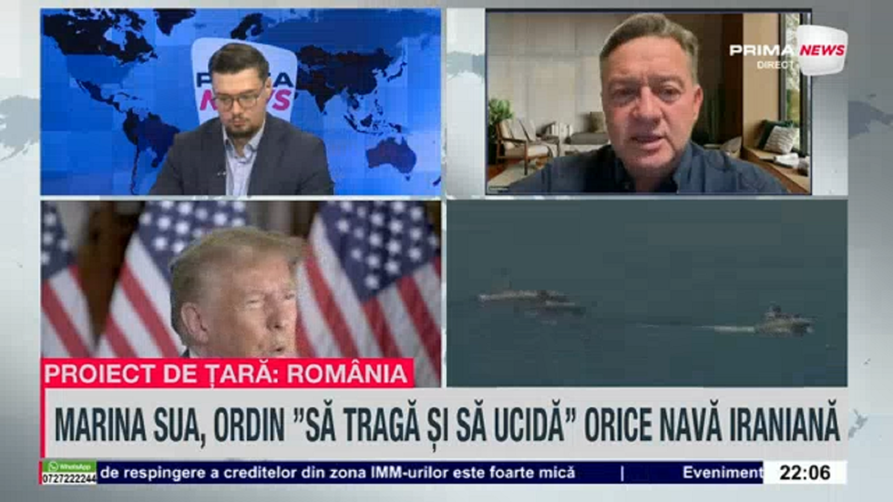 VIDEO. David Maxim, fost luptător în armata israeliană: strategia lui Donald Trump „sună a disperare pentru iranieni”