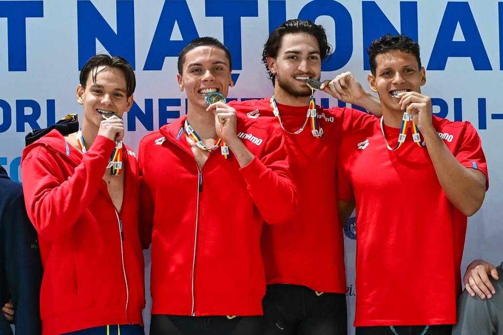 David Popovici, a patra medalie de aur la Campionatul Naţional de Nataţie