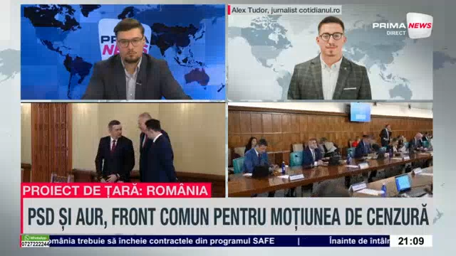 VIDEO. Jurnalist: PSD ar folosi moţiunea de cenzură pentru a-l împinge pe Bolojan spre demisie voluntară