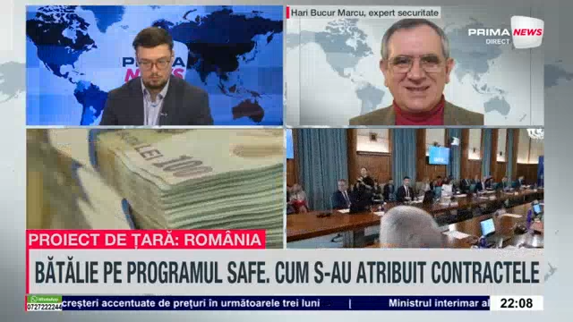VIDEO. Programul SAFE, criticat pentru lipsa de transparenţă. Hari Bucur Marcu spune că România nu explică unde merg banii