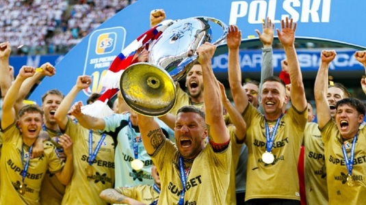 Podolski, campion la 40 de ani: Cupa Poloniei cucerită cu Gornik Zabrze după 37 de ani de aşteptare