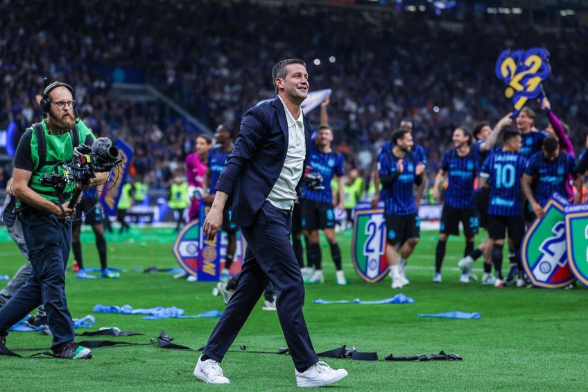 Cristi Chivu a câştigat campionatul Italiei cu Inter. Este primul antrenor român care reuşeste această performanţă: „Mă gândesc la finala Cupei Italiei”