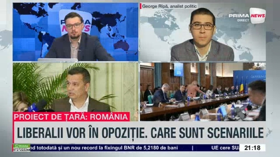 VIDEO. George Rîpă: „Nicuşor Dan ar fi trebuit să intervină pentru salvarea guvernului”