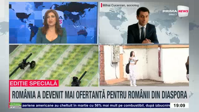 VIDEO. Motivele pentru care românii din diaspora se întorc acasă. Mihai Cucerzan (sociolog): „Situaţia din România s-a îmbunătăţit semnificativ”