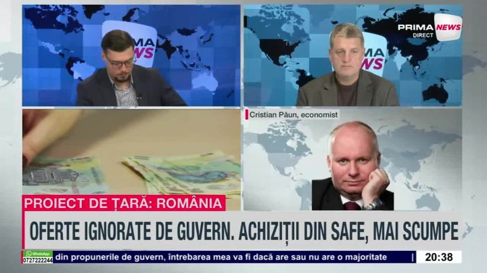 VIDEO. Cristian Păun, economist, despre felul în care sunt cheltuiţi banii publici: „Nu există criterii”