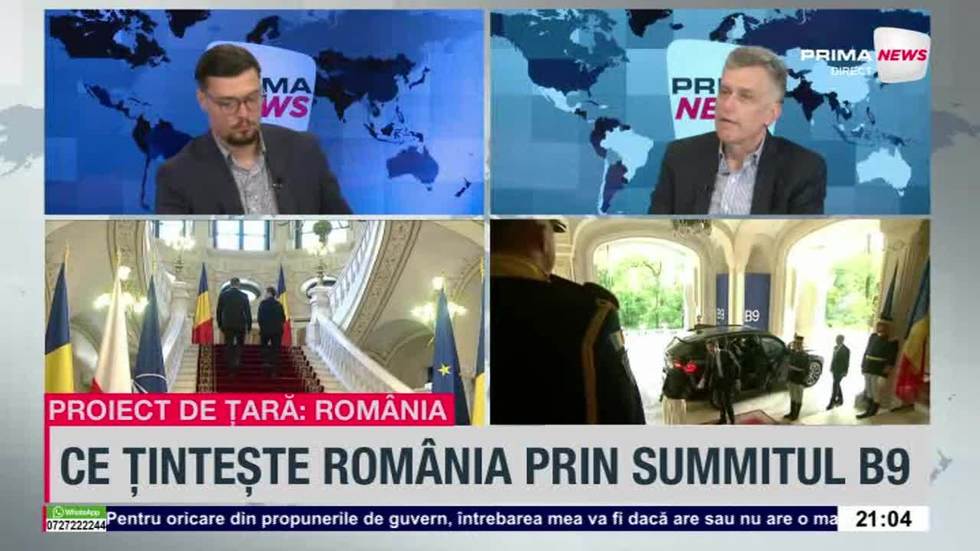 VIDEO. Mihail Dobre, istoric şi diplomat, despre Summit-ul B9: „Este o reuniune importantă”
