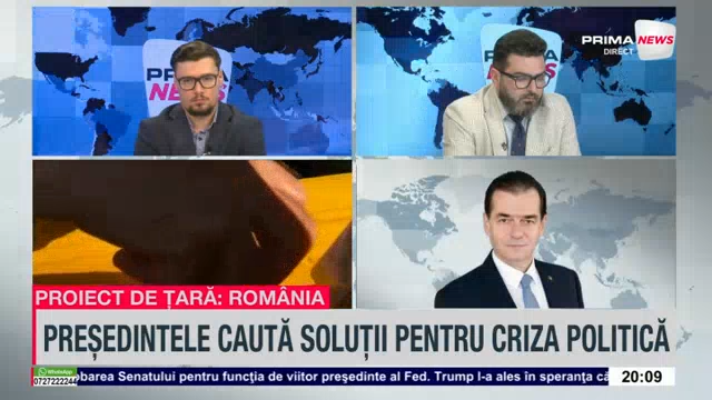 VIDEO. Ludovic Orban: PSD a provocat o criză politică fără plan de guvernare / Premierul tehnocrat nu este o soluţie