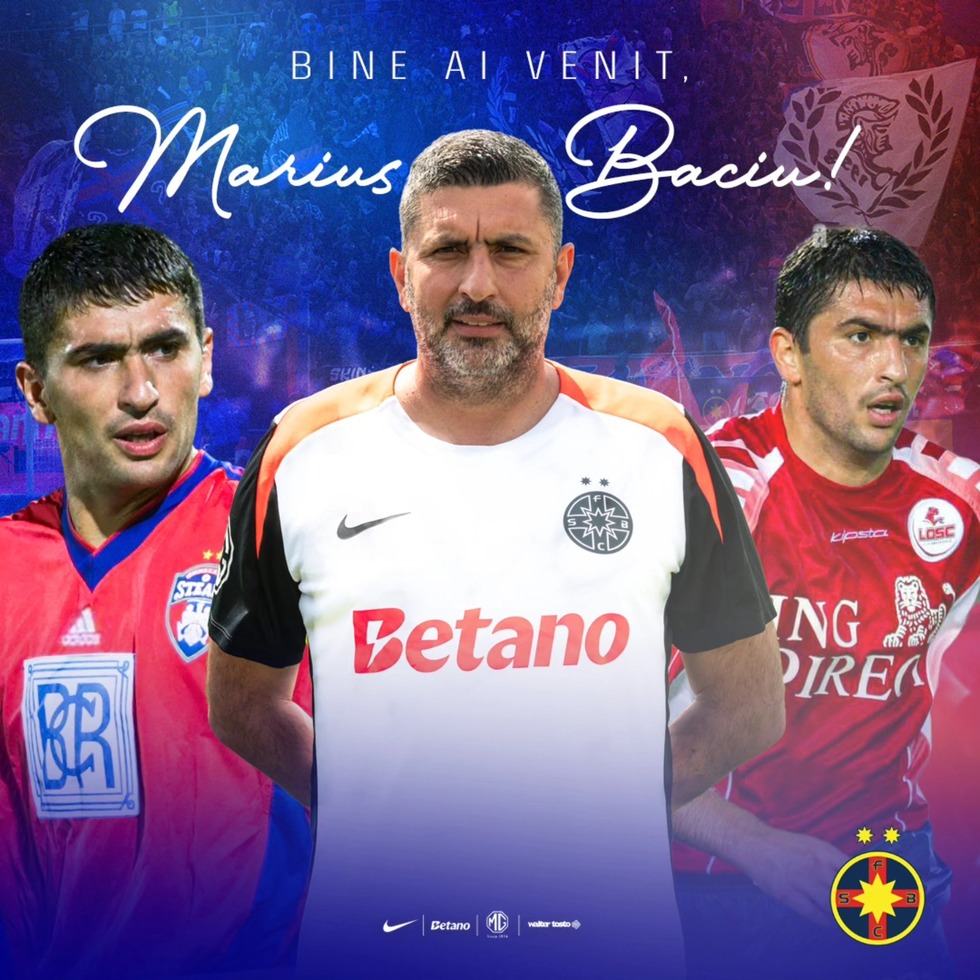 FCSB şi-a ales antrenor. Clubul a bătut palma cu Marius Baciu