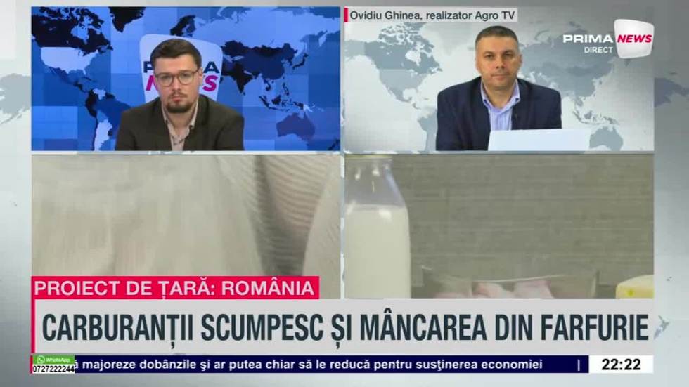 VIDEO. Ovidiu Ghinea, realizator Agro TV, despre prelungirea plafonării preţului la alimente: „Puterea de cumpărare este tot mai redusă”
