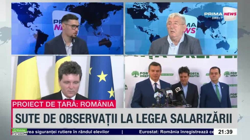 VIDEO. Cornel Nistorescu, jurnalist, despre legea salarizării unitare: „Va fi cu portiţe şi cu incoerenţe”