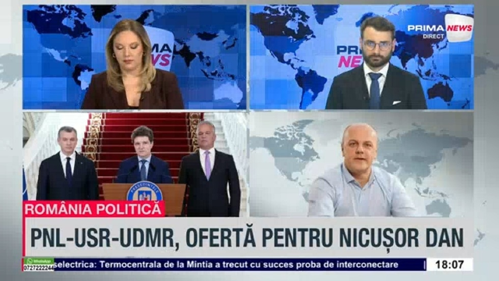 VIDEO. Ioan Popa: PNL, USR şi UDMR sunt pregătite să propună o variantă de guvernare dacă PSD nu vine cu o soluţie