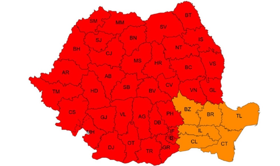 Urmează zile de foc în aproape toată ţara. Meteorologii anunţă maxime de până la 41 de grade şi nopţi tropicale