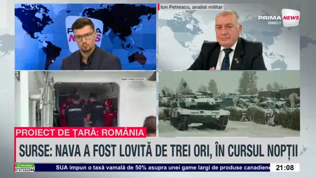 VIDEO. Războiul se apropie de litoralul românesc. Colonelul Ion Petrescu explică implicaţiile incidentului din Marea Neagră