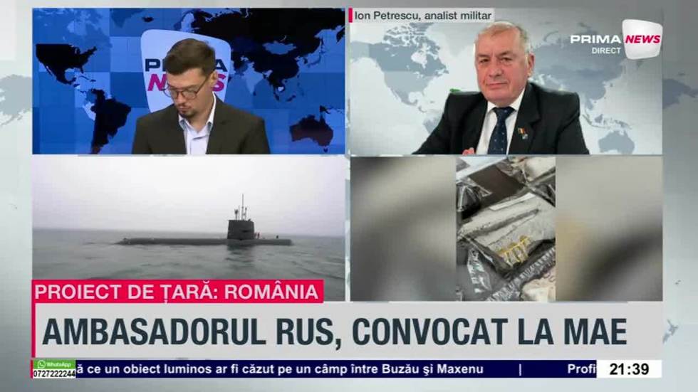VIDEO. Ion Petrescu, analist militar, despre incidentele cu drone: „Este o încălcare a teritoriului NATO / Zilele lui Putin ar putea fi numărate”