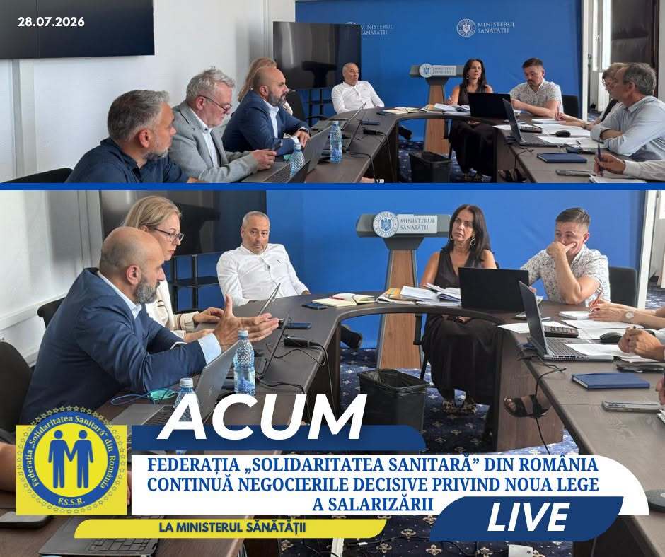 Negocieri tensionate la Ministerul Sănătăţii, în timp ce greva generală din Sănătate continuă
