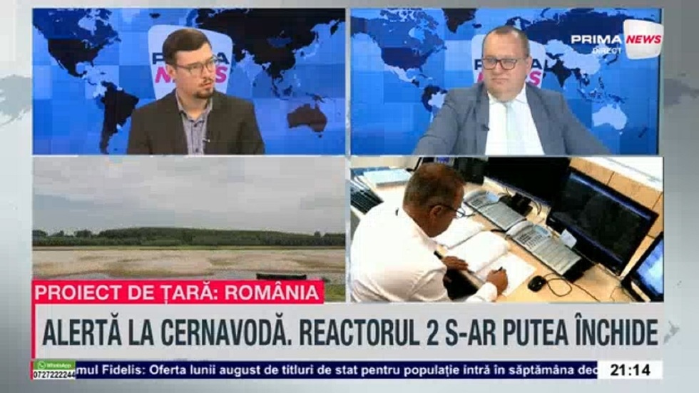 VIDEO. Alexandru Bodislav, despre reactoarele 3 şi 4 de la Cernavodă: „Există o opţiune prin care pot răci reactoarele cu jumătate din capacitate”