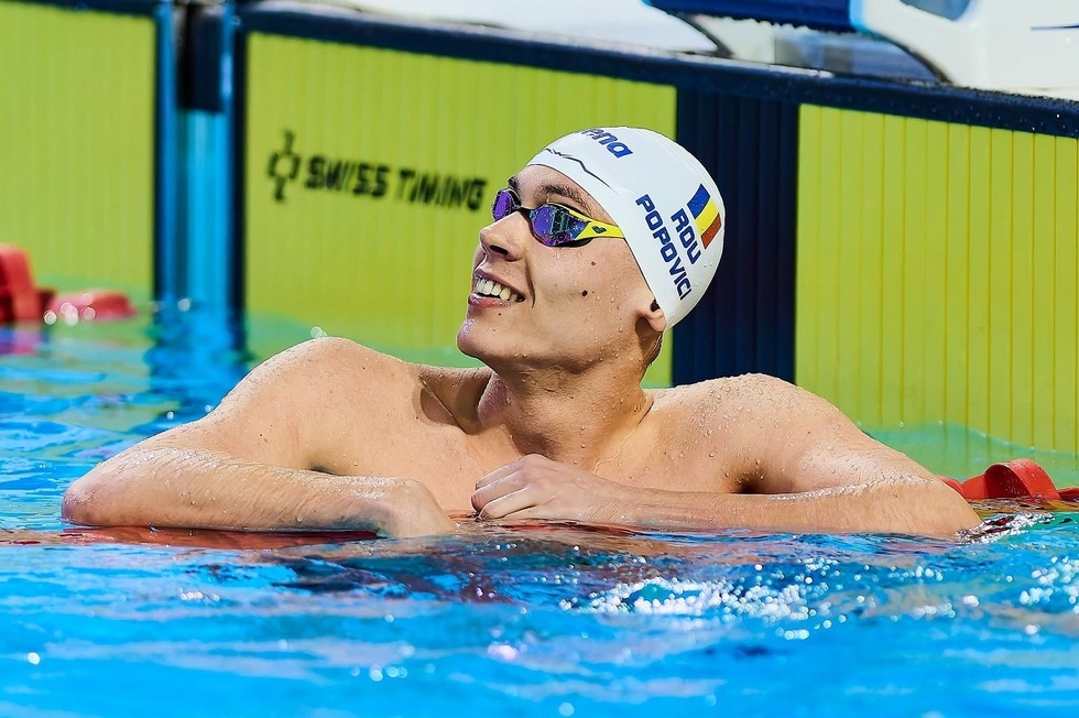 David Popovici, calificare fără emoţii în semifinalele de la 200 m liber. Românul atacă o nouă performanţă istorică la Europene