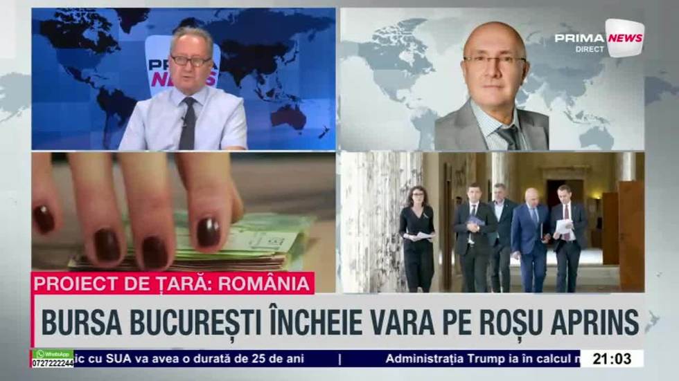 VIDEO. Ce se întâmplă cu economia după pierderea banilor din PNRR. Cătălin Chivu, realizator TV: „Scăderea de astăzi este cea mai mare de anul acesta”