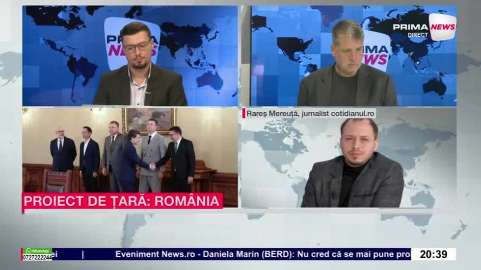 VIDEO. Ce şanse are Guvernul Mureşan să treacă? Rareş Mereuţă, jurnalist: „Nu se poate baza nici pe voturile din PNL”