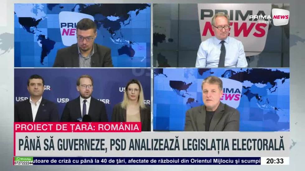 VIDEO. Costi Mocanu, despre strategia USR: „A abandonat alegerile din 2028. Eu cred că domnul Fritz ar fi trebuit să îşi dea demisia”