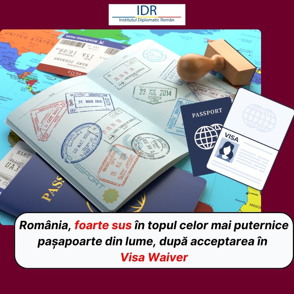 După intrarea în Visa Waiver, paşaportul românesc devine al şaselea din lume