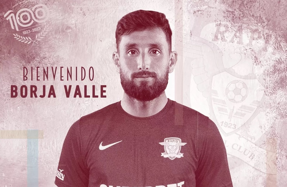 Rapid s-a despărţit de Borja Valle. Fotbalistul are probleme personale