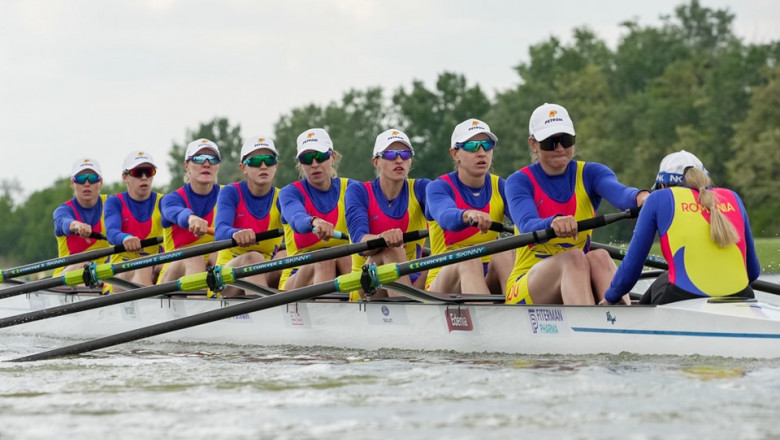 Barca de 8+1 s-a calificat în finală după ce a dominat cursa de la un capăt la altul. ”Noi facem barca să zboare!”