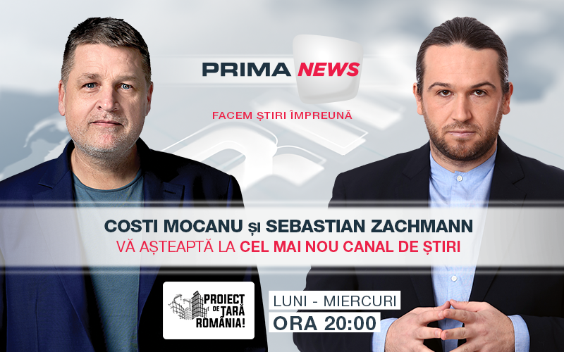 Prima News cu Costi Mocanu şi Sebastian Zachmann 