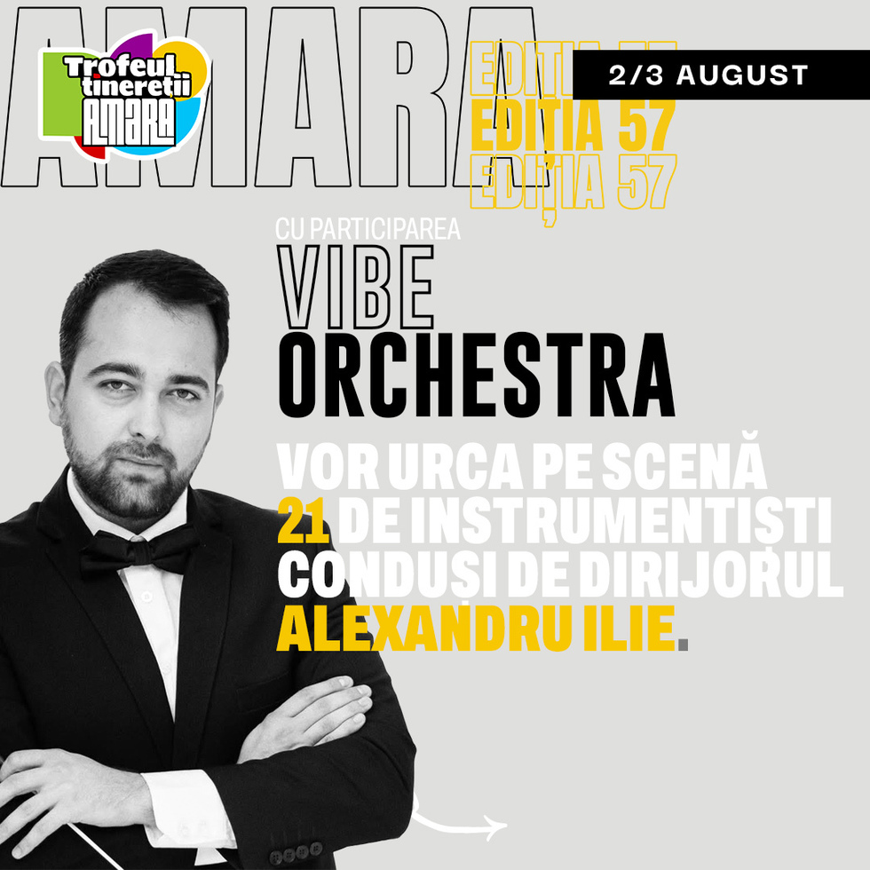 Finaliştii ”Trofeului Tinereţii” Amara vor urca pe scenă alături de Dirijorul Alexandru Ilie