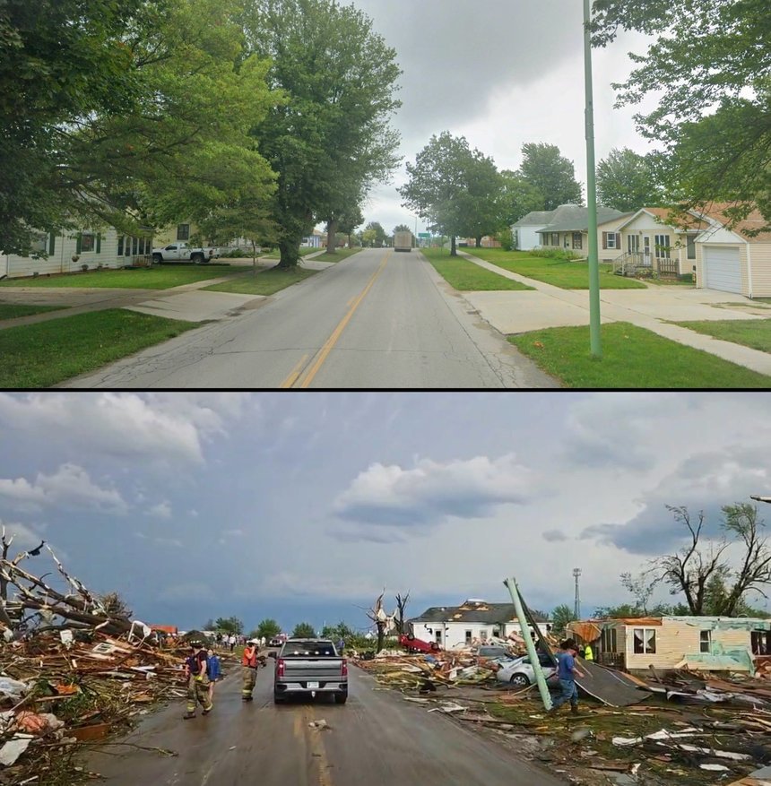 VIDEO - Orăşel din SUA, făcut una cu pământul de o tornadă, care a luat mai multe vieţi