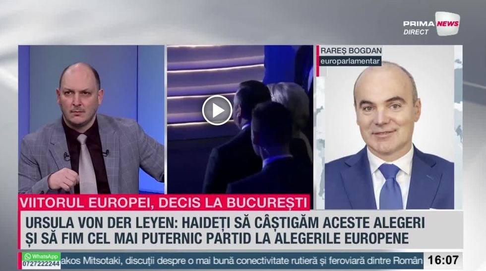 VIDEO. Rareş Bogdan, la Prima News: Tweetul lui Nehammer este unul cel puţin obraznic, ca să nu spun nesimţit. Putea să aştepte măcar până părăseşte România. Ceea ce face este un atac la adresa întregului eurosistem