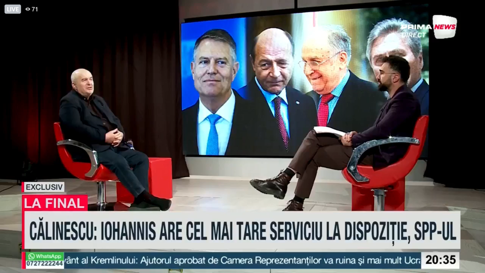 VIDEO - Florin Călinescu: Când o să ajung preşedinte, va trebui să lucrez cu serviciile