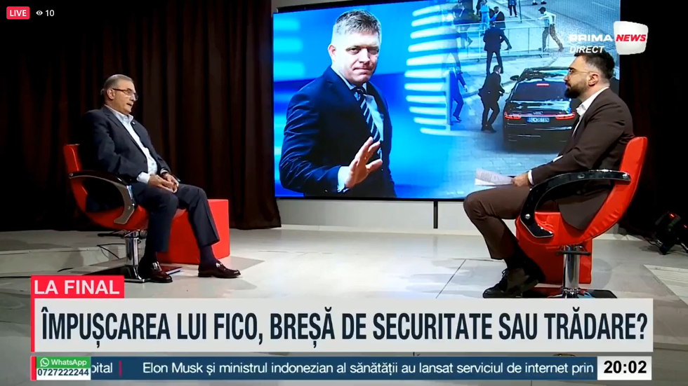 VIDEO - La Final: Fost director al SIE, despre atentatul asupra premierului Slovaciei