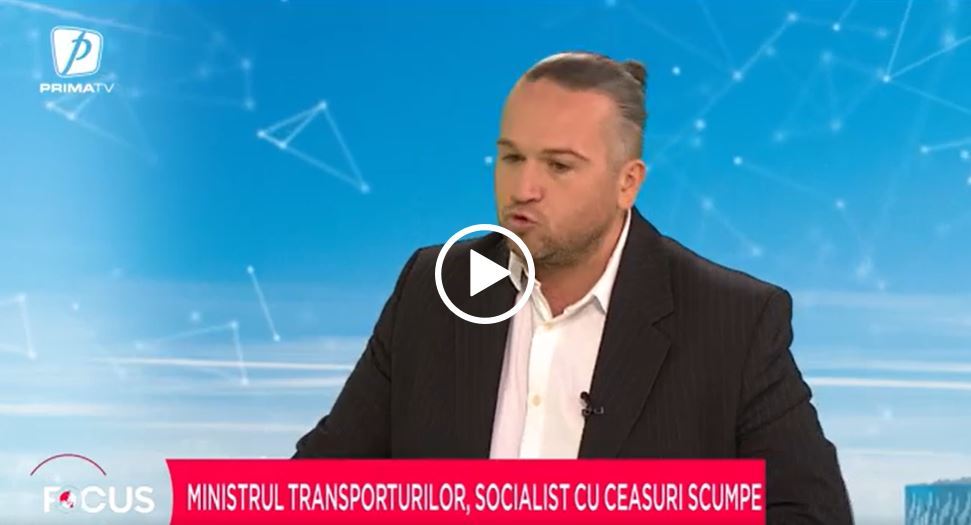 VIDEO. Ministru român, socialist cu ceasuri scumpe. Sebastian Zachmann, la FOCUS 14: Politicienii care merg cu garsoniera la încheietură şi cumpără o legătură de pătrunjel cu 2 lei trebuie sancţionaţi