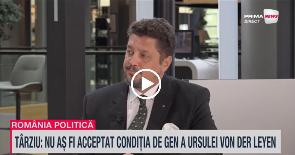 VIDEO. Claudiu Tîrziu, la România politică: Se întrevede o mică apocalipsă abătută peste UE. Noua Comisie vrea să ducă la un alt nivel povestea cu Green-Deal