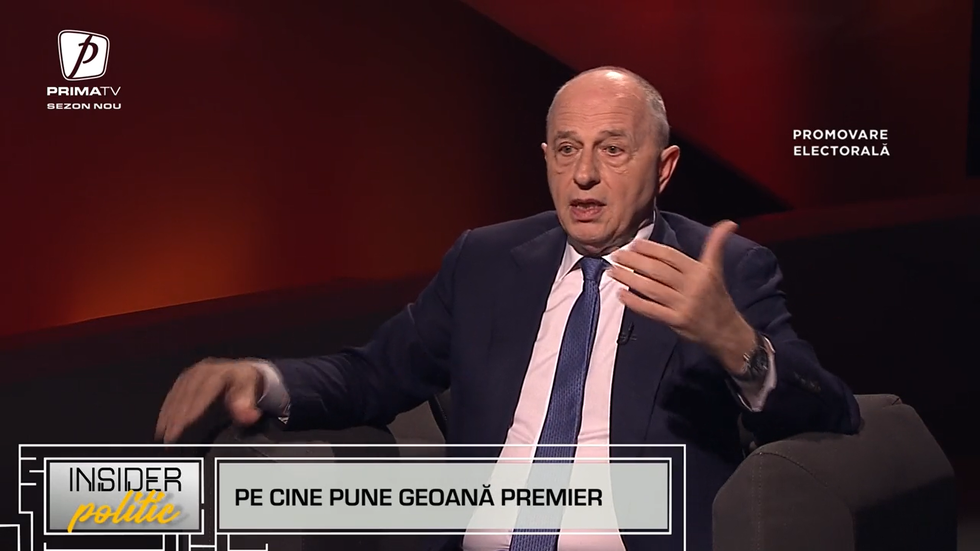 VIDEO - Pe cine ar pune Geoană premier dacă ajunge la Cotroceni. Declaraţii în direct la Prima TV