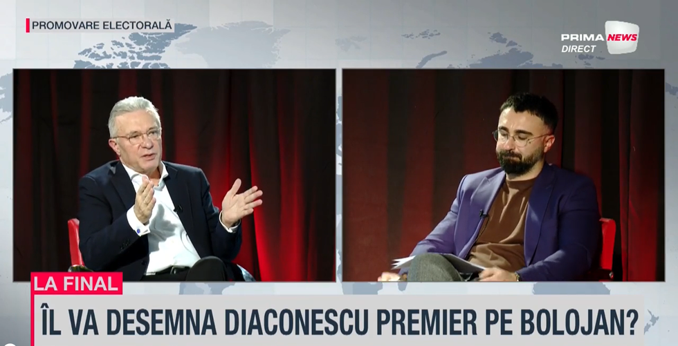 VIDEO - Diaconescu, despre desemnarea lui Bolojan ca premier în caz că ajunge preşedinte. Ce spune despre perioada Iohannis