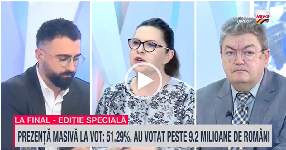 VIDEO - Ce spun invitaţii lui Ionuţ Cristache despre prezenţa masivă la vot şi despre renumărarea la prezidenţiale