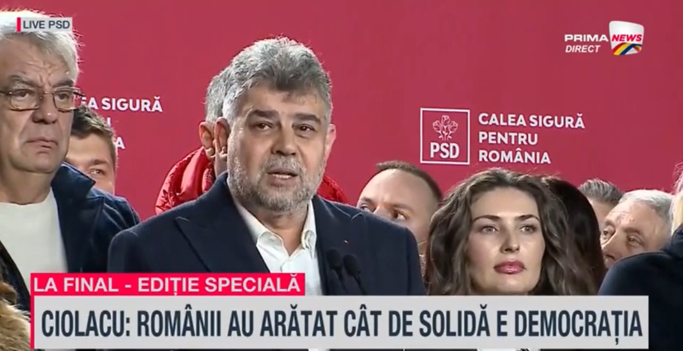 VIDEO - Declaraţiile lui Marcel Ciolacu după anunţarea sondajelor de la urne