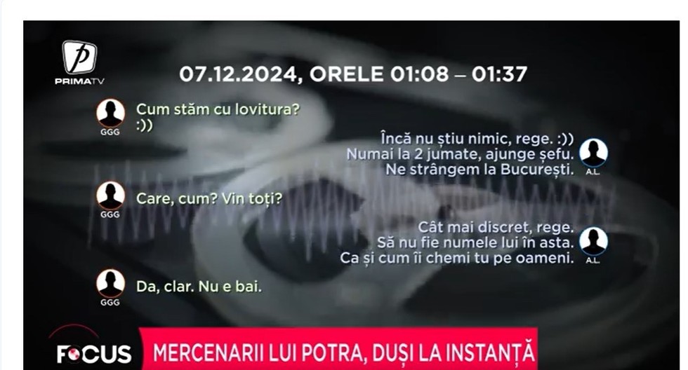 VIDEO. Stenograme Georgescu - Potra / 21 de mandate de arestare preventivă pentru mercenari / Procurorii cer arestarea lui Potra