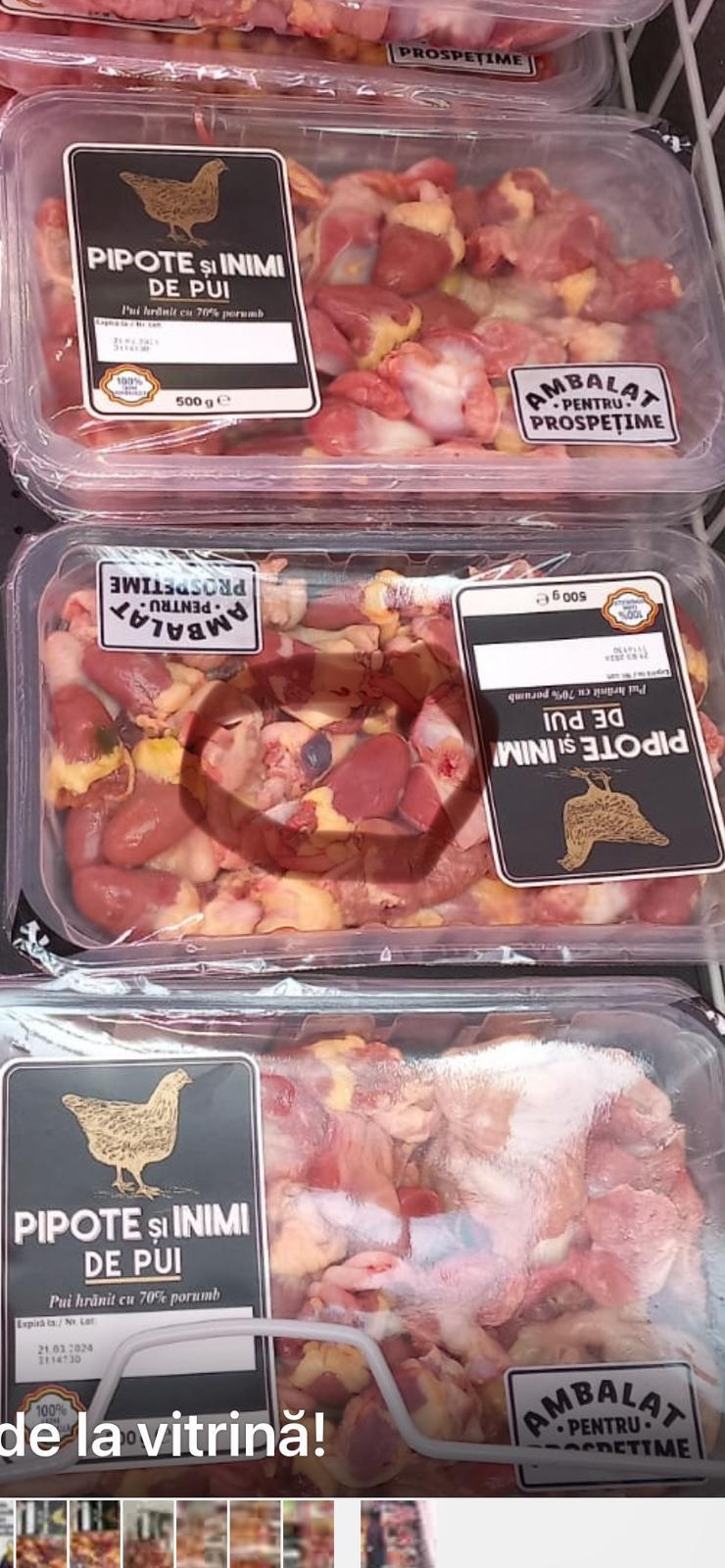 Comisarii ANPC au găsit salmonella în mai multe produse din carne de pui din diverse magazine
