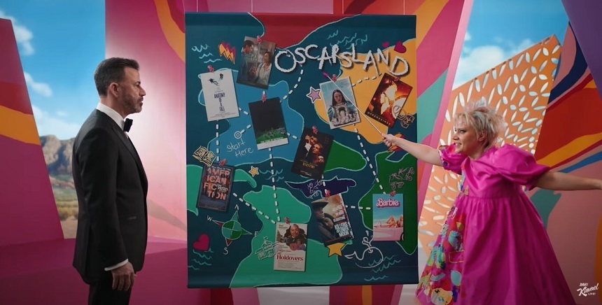 VIDEO - Academia Americană de Film a parodiat "Barbie" într-un spot în care Jimmy Kimmel anunţă seara Oscarurilor