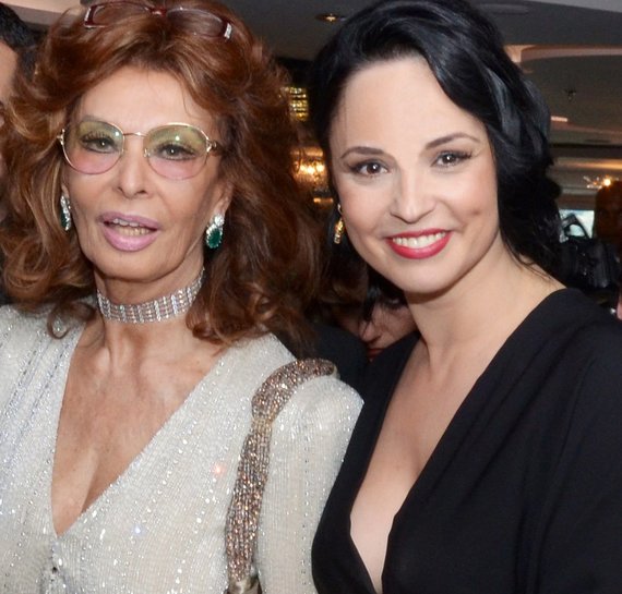 GALERIE FOTO: Andreea Marin, întâlnire cu Sophia Loren şi Gerard Depardieu