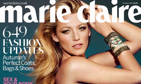 Marie Claire October 2012 newsstand cover