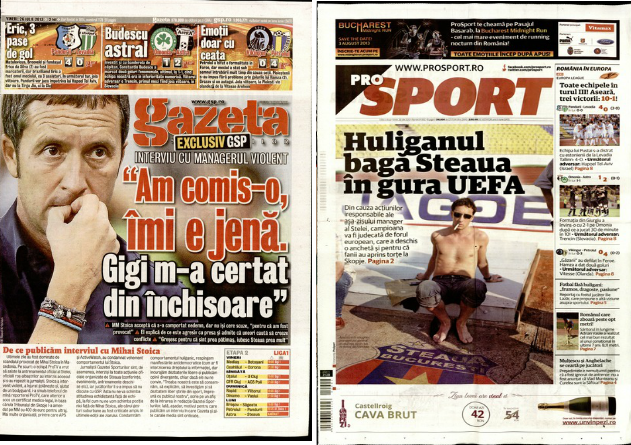 ziarele de sport cazul mm stoica
