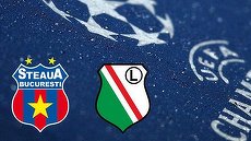 Meciul Steaua - Legia, difuzat de două televiziuni. Jocul Petrolului se va vedea la Pro TV