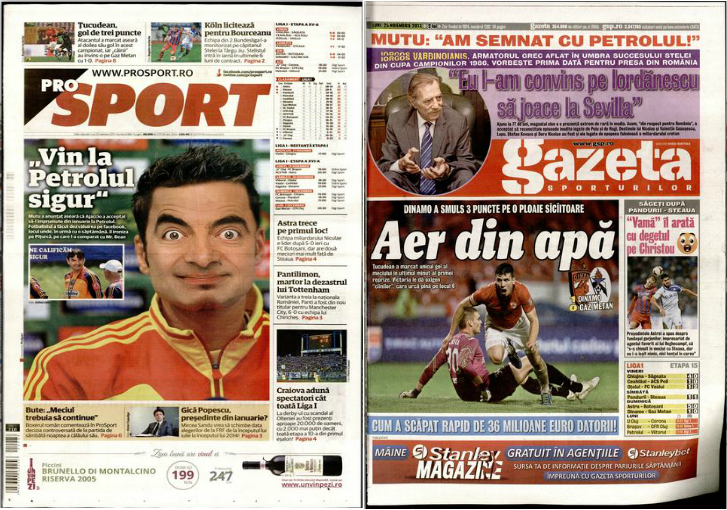 ziarele de sport 25 nov